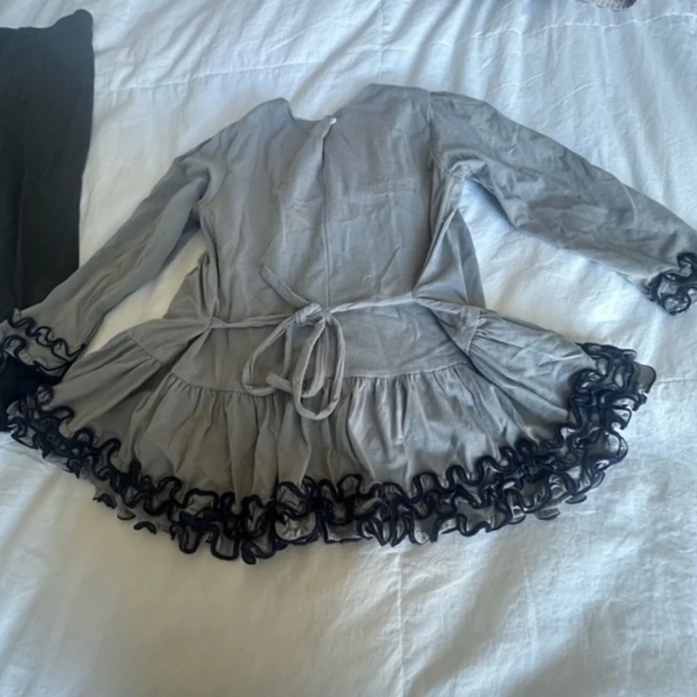 Boutique Tunic and ruffle legging outfit